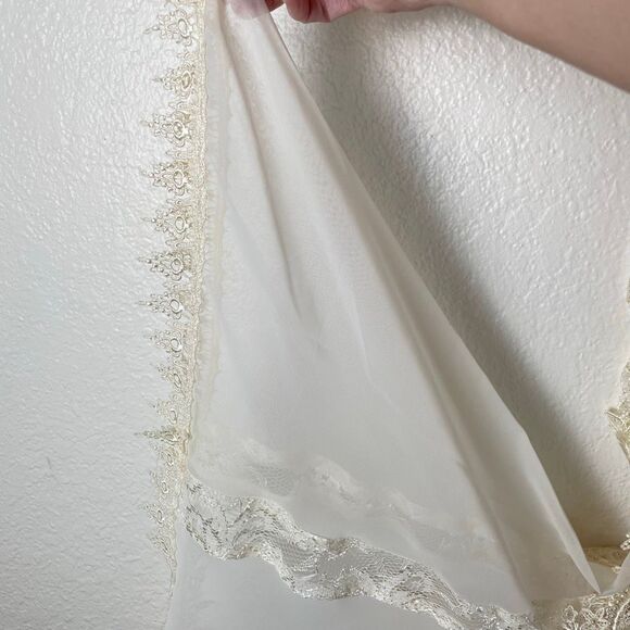 SOLD DO NOT PURCHASE Vintage 1980s French Lace Ca 2 piece Dress Women’s 6* Pink - Picture 10 of 14